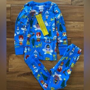 Hanna Andersson Christmas Nutcracker Dance Holiday Pajamas Size 100 CM 4- NEW